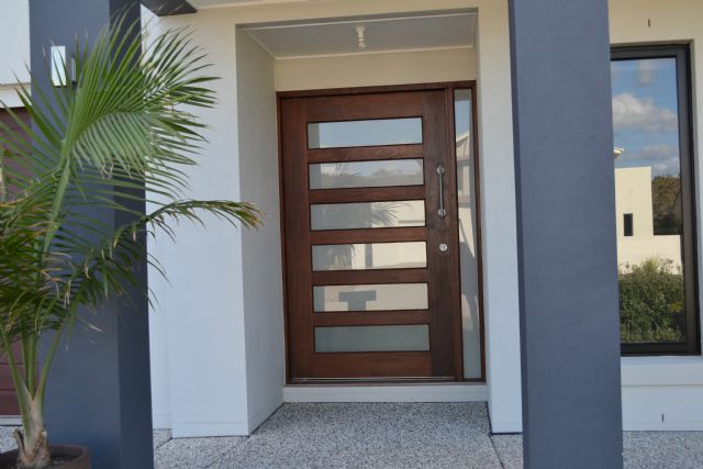Horizontal Panel Craftsman Door