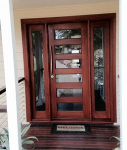 glass entry door